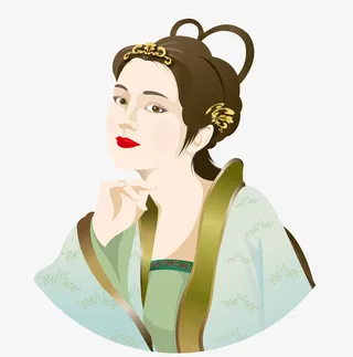 古代美女古装免抠