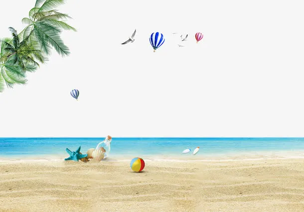 夏日元素免抠