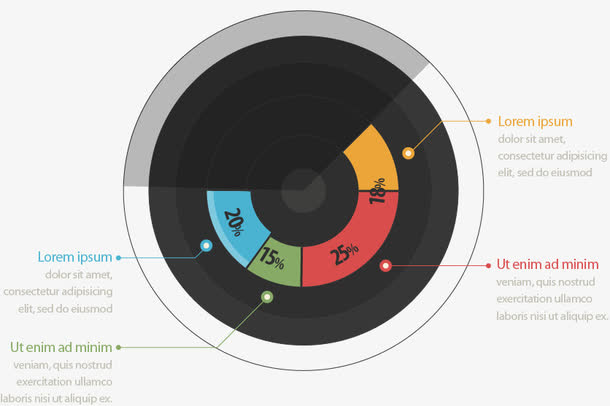 表格百分比促销PNG矢量素材免抠