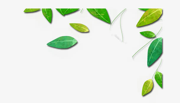树叶边框免抠