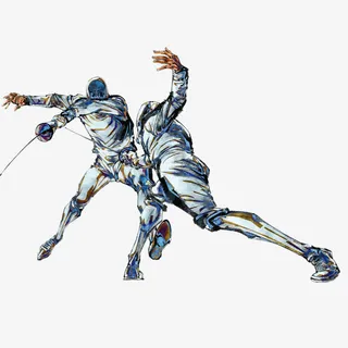 击剑比赛中免抠