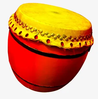 高清素材敲锣鼓免抠