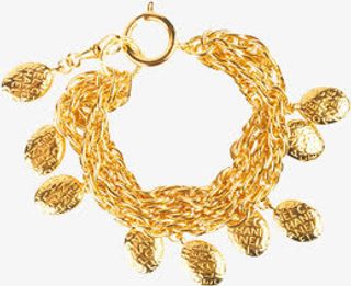 金色挂饰挂件免抠