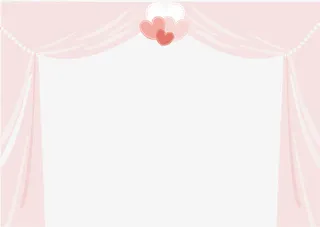 粉红帷幔免抠