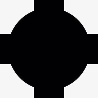 黑十字盾图标免抠