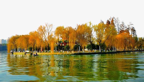 湖北武汉东湖风景写真图免抠