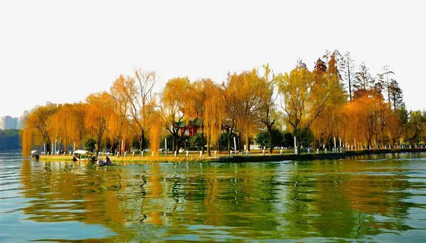 湖北武汉东湖风景写真图免抠