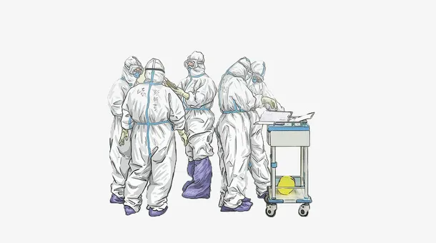 抗疫医疗人员免抠元素免抠