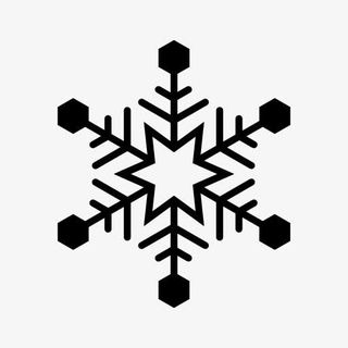 六角雪花符号图标免抠