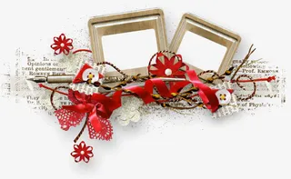 木质矩形边框免抠