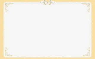 黄色透明文字框png图片免抠