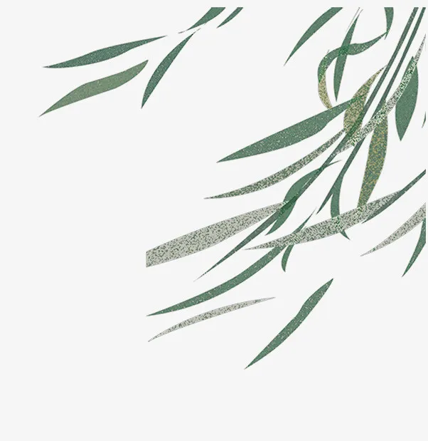 春天的柳树枝免抠