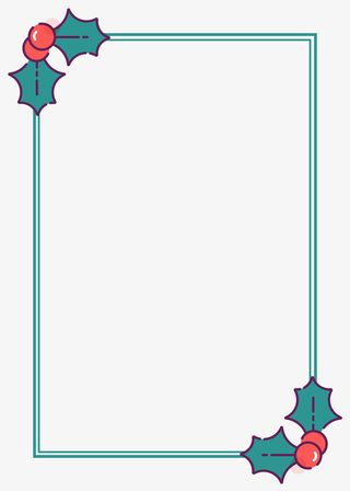 圣诞边框，圣诞节，圣诞氛围免抠