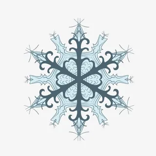 花纹底纹 雪花 装饰图案 淡蓝色免抠