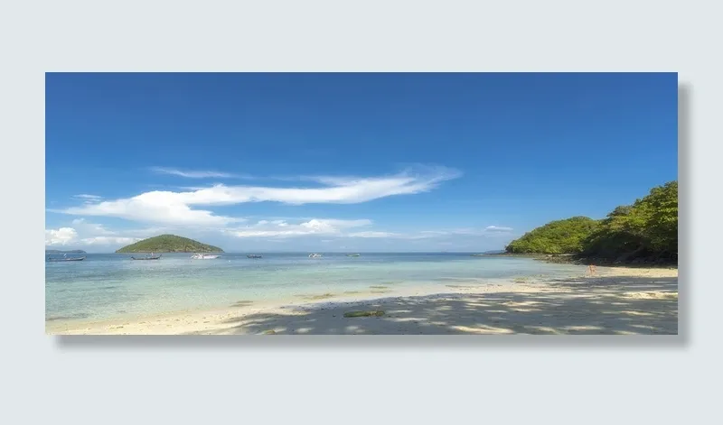 泰国浪漫普吉岛旅游海报背景图高清