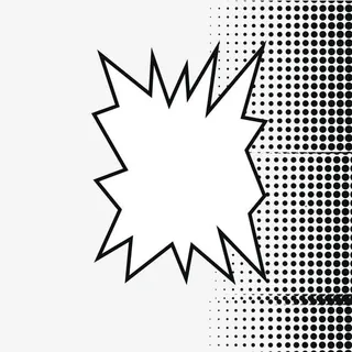 黑色爆炸线矢量图免抠