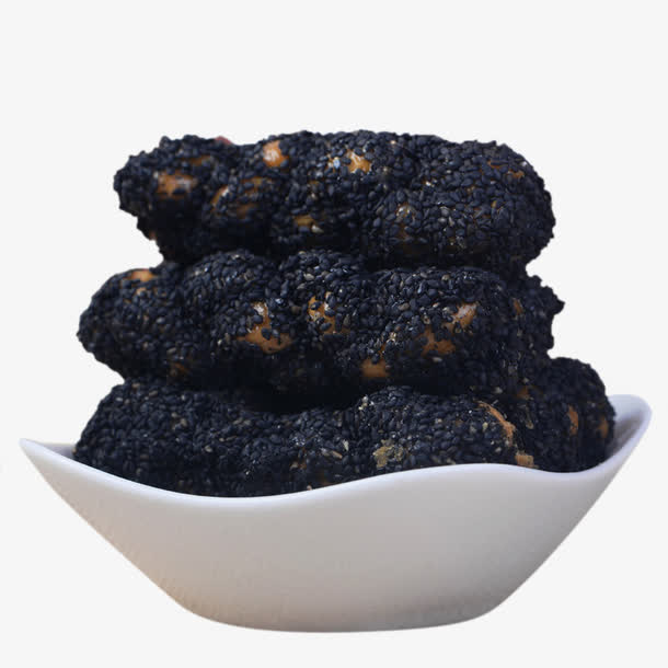 黑芝麻红糖麻花免抠