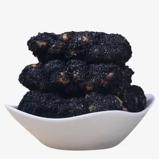 黑芝麻红糖麻花免抠