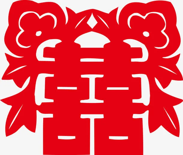 结婚喜帖纸免抠