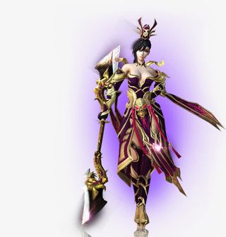 游戏人物紫色光效免抠矢量图片免抠