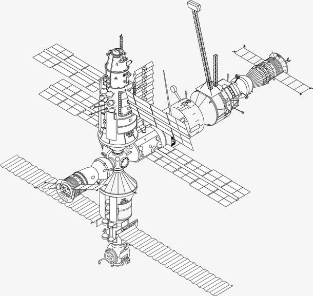 空间站免抠