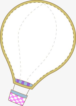 热气球边框免抠