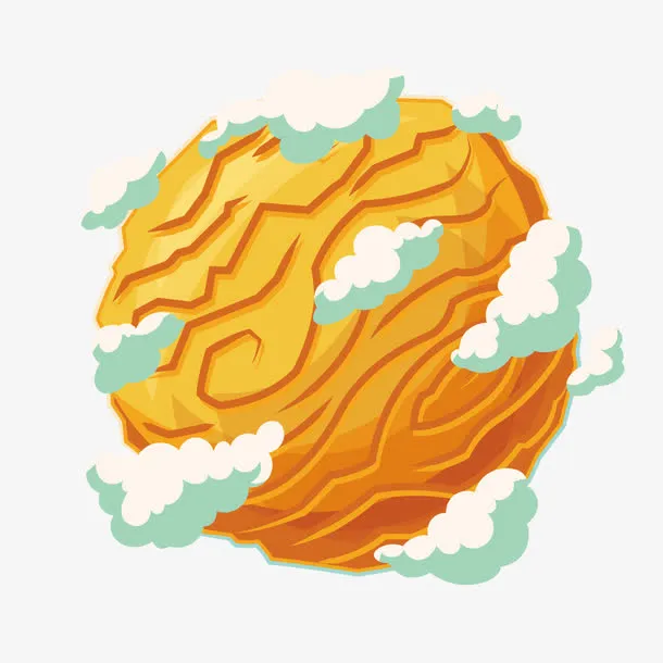 橙色星球免抠