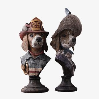 软装情侣狗摆设免抠