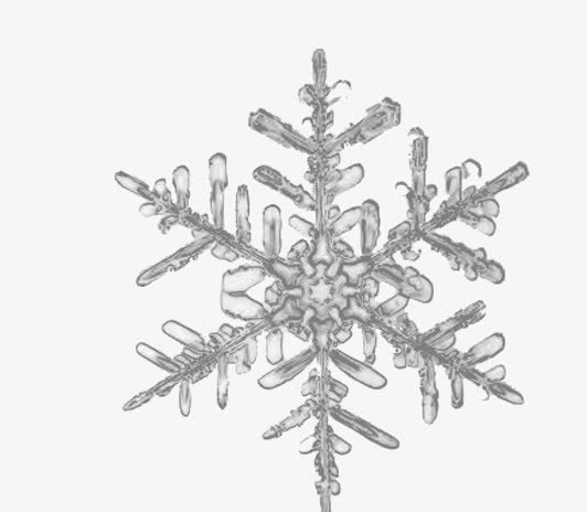 雪花免抠