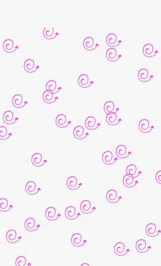 紫色简约旋转箭头边框纹理免抠