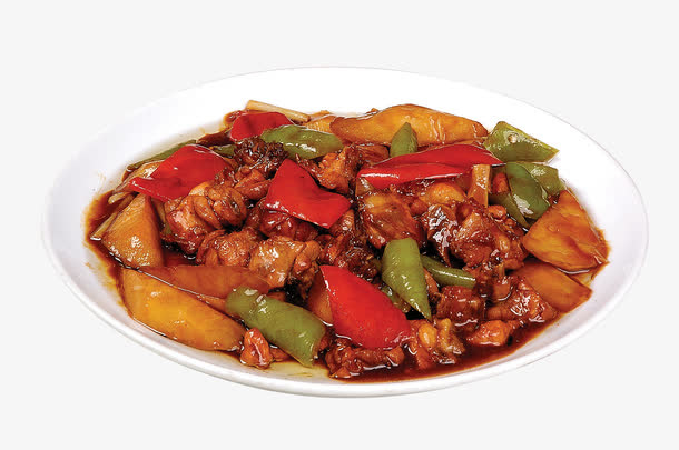 农家大盘鸡免抠