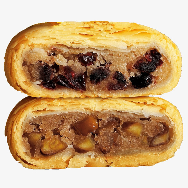 酥皮月饼微距特写免抠