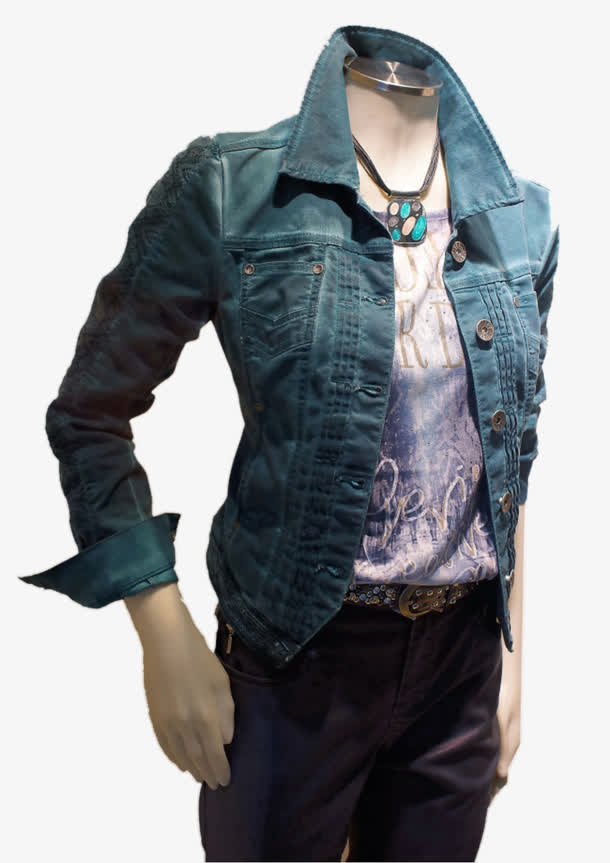 穿着衣服的模特免抠