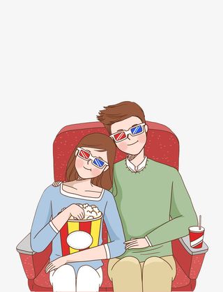 看电影的情侣免抠