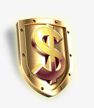 金融安全盾牌免抠