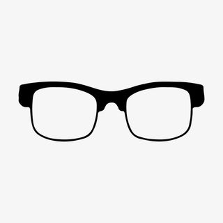 近视个性眼镜框图案免抠