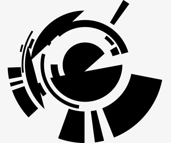 矢量齿轮线条免抠