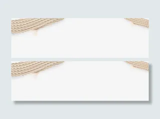 麻绳装饰边框纹理免抠