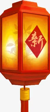 新年灯笼png素材免抠