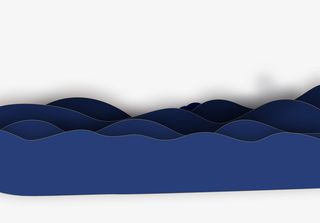 海浪波纹浪花免抠