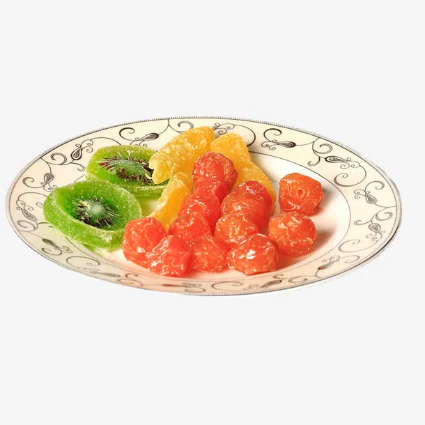 花盘上的蜜饯果干免抠