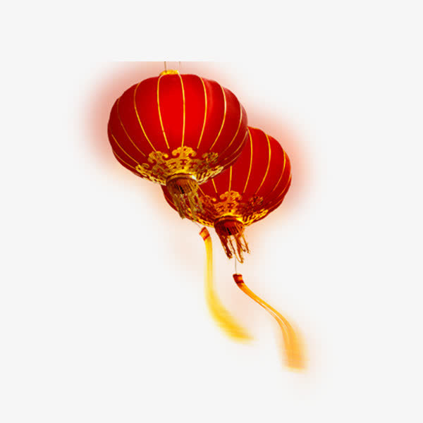 发光灯笼免抠