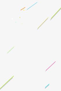 手绘彩色流星线简易免抠