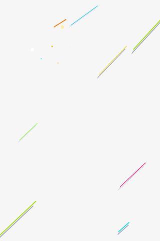 手绘彩色流星线简易免抠