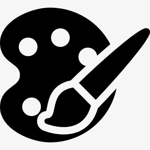 艺术的调色板图标免抠