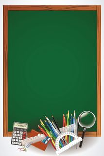 黑板办公文具铅笔海报背景素材高清