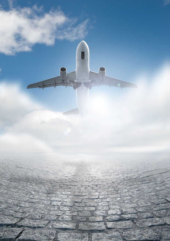 航空飞机背景素材高清