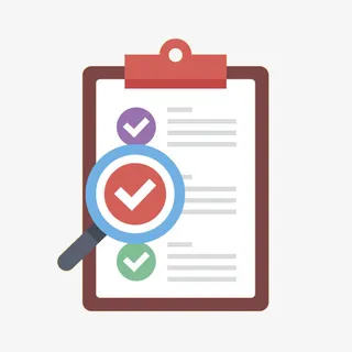 装饰笔记彩色对勾免抠