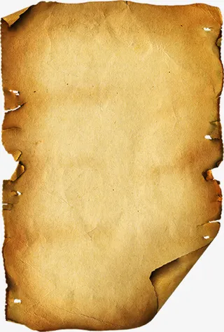 纸张 古老  插画 素材免抠