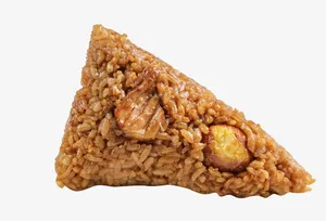 拨开的肉粽免抠